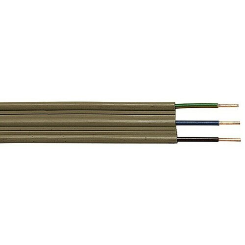  Ploski kabel NYIFY- J 3x1,5 mm&sup2; (&Scaron;tevilo žil: 3, 20 m, Bež) Cene