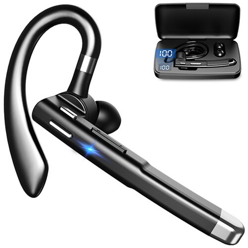 Venisymlis Brezžična slušalka Bluetooth 5.1 s polnilno torbico za pisarno/vožnjo, (22102291) Cene