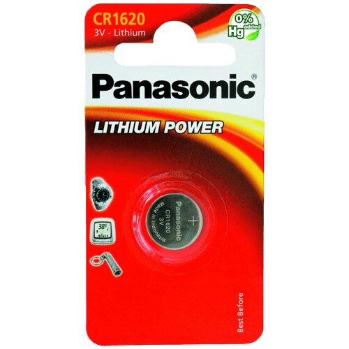Panasonic CR1620 (dugme) 220 mah 1/1 lithium power litijumska baterija Slike