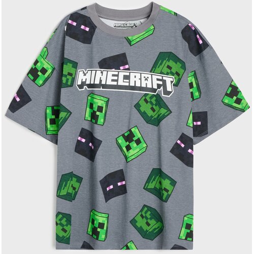 Sinsay Pamučna oversize majica s printom Minecraft Slike