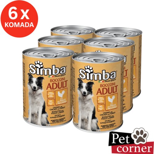 Simba za pse piletina, 415g, pakovanje 6 kom Slike