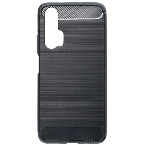 Gumijasti / gel etui Carbon za Honor 20 / Huawei Nova 5T - črni Slike