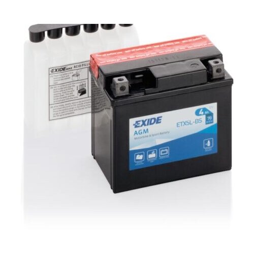 Akumulator EXIDE Bike AGM 12V 4Ah 70A (ETX5L-BS) Cijene