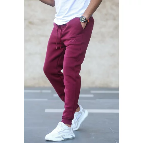 Madmext Claret Red Basic Tracksuit 5433