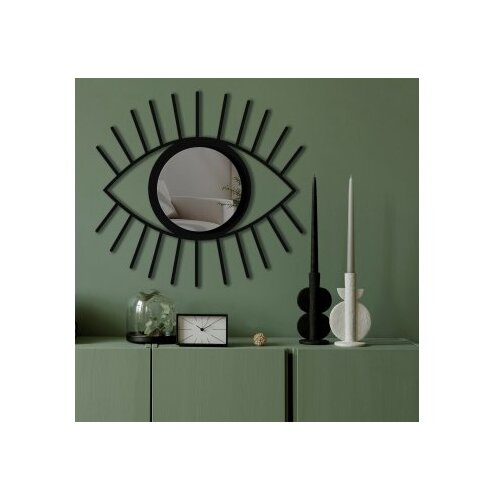 WALLXPERT Zidno ogledalo Ozgl523, 48x45 cm, Siva Cijene