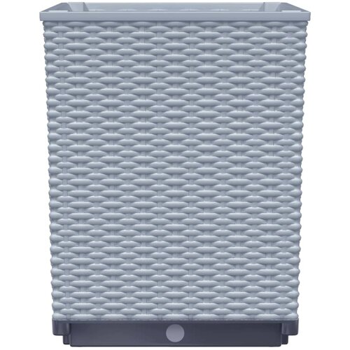  Sadilice 2 kom svjetlosive 30 x 30 x 37 cm od polipropilena Slike