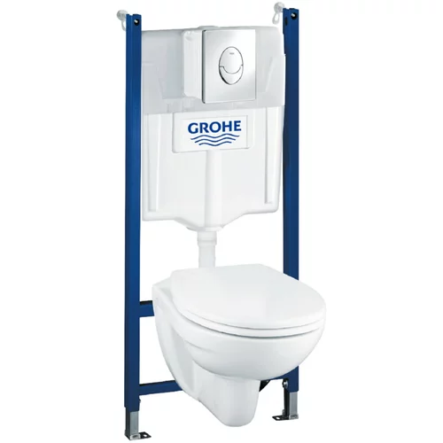 Grohe WC set Solido 4 v 1 (podometni kotliček, sprožilna tipka, WC školjka, WC deska)