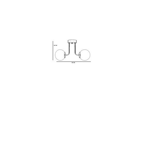 Opviq pablo 2 li eskitme beyaz Camlı avize whitegold chandelier Cene