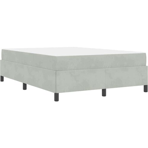  Krevetna konstrukcija Bijela i svijetlosiva 140 x 190 cm Bar&amp;scaron;un Slike