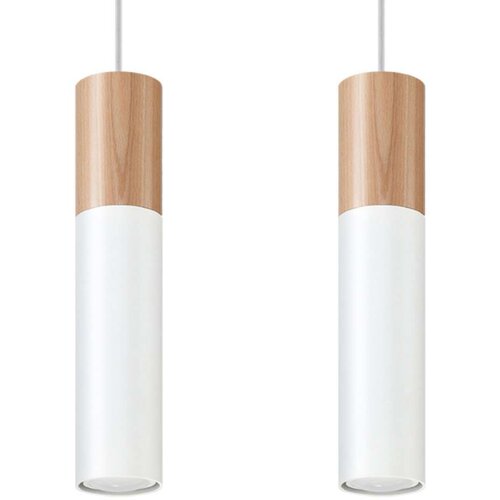  Sollux SL.0629 - Luster na sajli PABLO 2xGU10/40W/230V bela Cene
