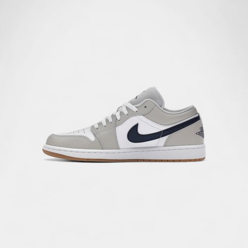 Nike Modne superge Jordan 1 Low Midnight Navy Neutral Grey Siva Slike