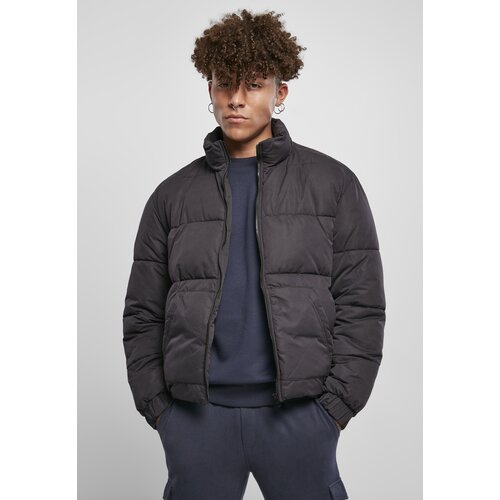 UC Men Cropped Puffer Jacket Black Slike