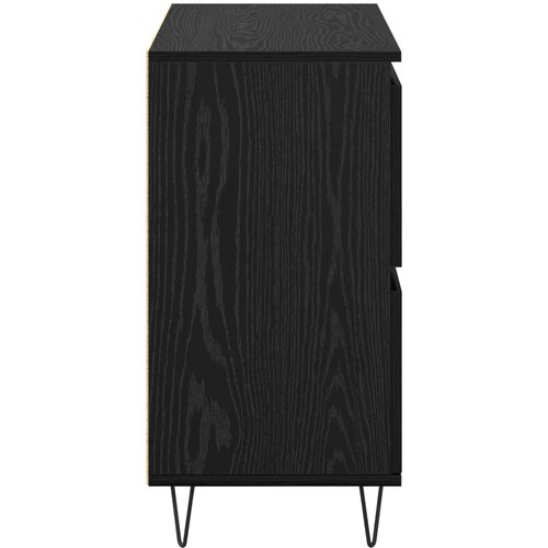  Komode 2 pcs Crni hrast Slike