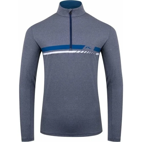 Kjus Mens K Midlayer Half-Zip Atlanta Blue Melange/Atlanta Blue 50