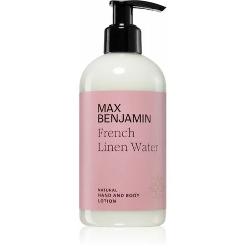 Max Benjamin French Linen Water losjon za roke in telo 300 ml