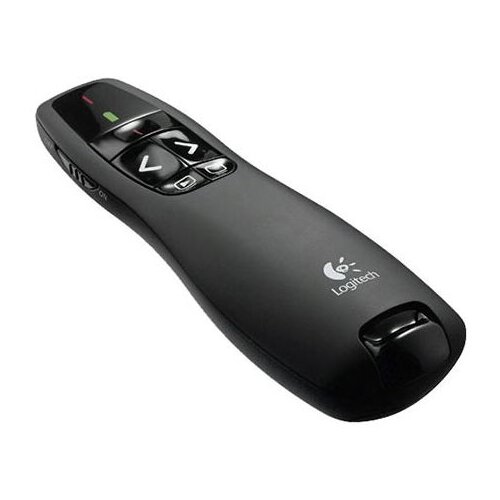 Prezenter LOGITECH R400, wireless 2.4 GHz, domet 15 metara, 910-001357, 910-001356 Slike