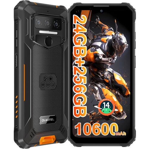 Oukitel WP23 Plus 24/256GB 6.52" pametni robustni telefon Android 14 10600mAh-oranžna, (21999025) Cene