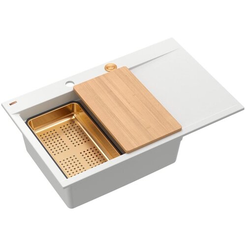 Quadron sudoper JOSH 111 snježno bijela/čelik Cene