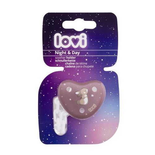 Lovi Night & Day Soother Holder Girl verižica za dudo 1 kos za otroke Cene