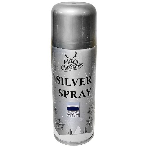  Srebrni dekorativni sprej 250 ml &amp;ndash; sjaj i elegancija dekoracijama Slike