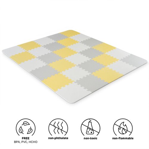 Kinderkraft puzzle LUNO, žute Cijene