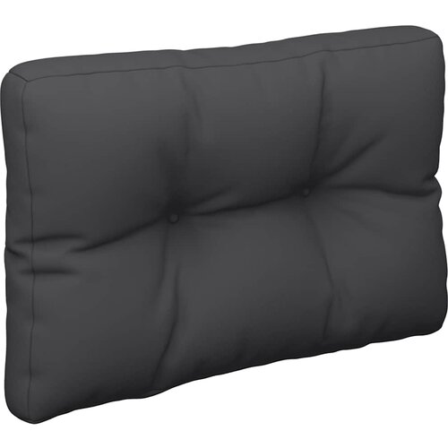  Jastuci za palete 2 kom crni od tkanine Crna 50 x 50 x 12 cm Slike