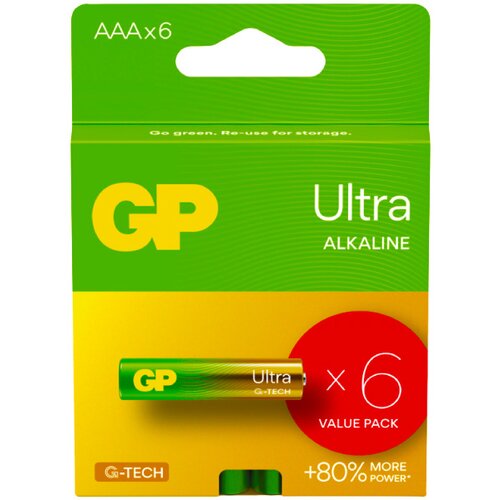 Gp alkalne baterije AAA GP-LR03/4+2BPnd Slike