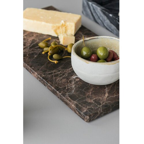 Mette Ditmer Denmark Servirna marmorna deska 38 x 18 cm Marble &amp;ndash; Slike