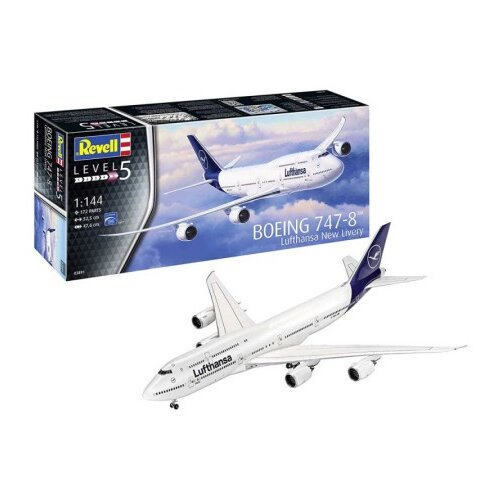 Revell maketa 747-8 lufthansa new l ( RV03891/200 ) Slike