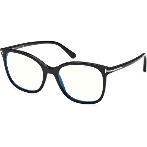 Tom Ford Ženski okvir za dioptrijske naočare Blue block 0FT6089-B 154, Crni Slike