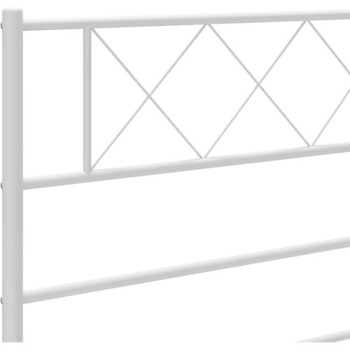  Metalno zamjensko uzglavlje bijelo 193 cm Slike