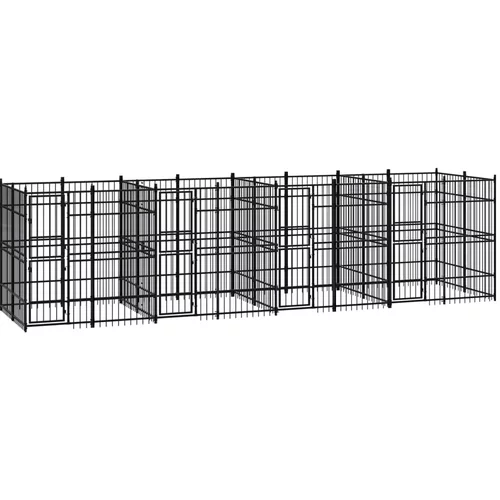  vanjski kavez za pse čelični 14,75 m²