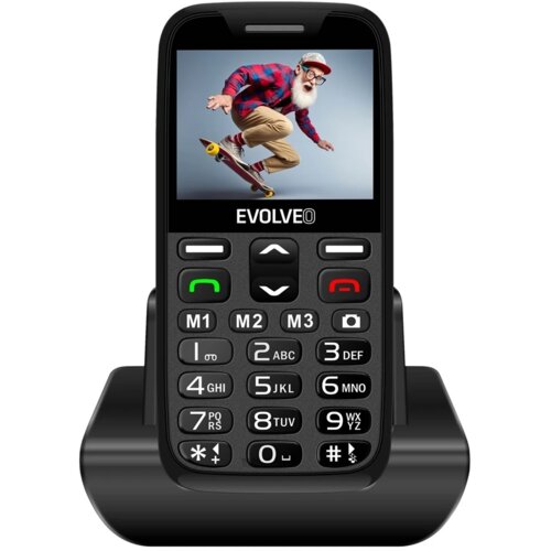 Evolveo - EasyPhone XR 4G mobilni telefon za starije osobe, crna Cene