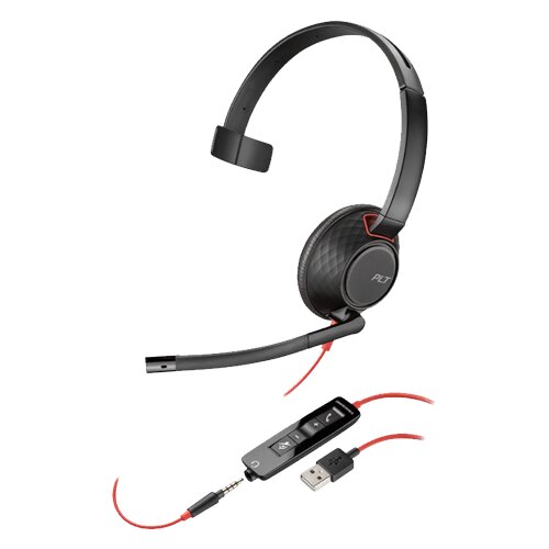 Plantronics Blackwire C5210 (Crna) 207577 01 žične slušalice Slike