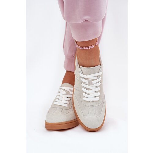 EVENTO Suede Low Sneakers Women Grey Paliana Cene