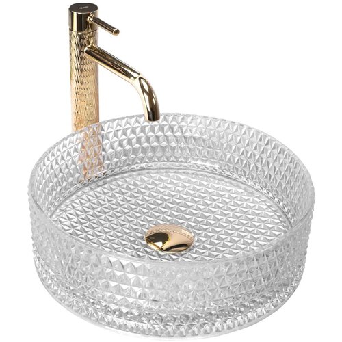 REA Bath Cristal umivalnik za pult Transparent Cene