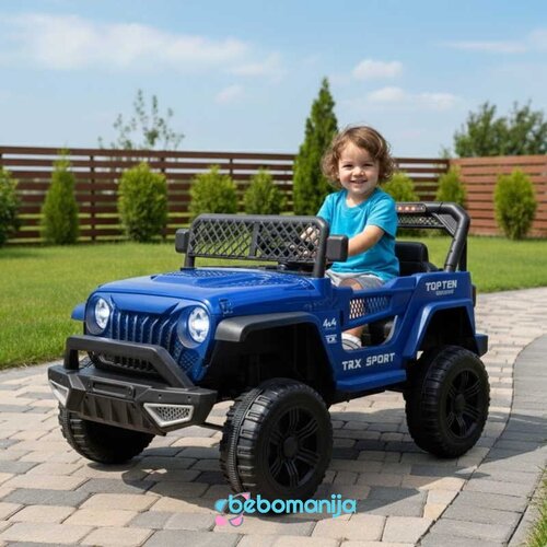  Dečiji džip na akumulator (12V) Wrangler - SM-25401P, Plavi Cene