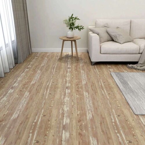  Samoljepljive podne obloge 55 kom PVC 5 11 m&amp;sup2; smeđe Slike