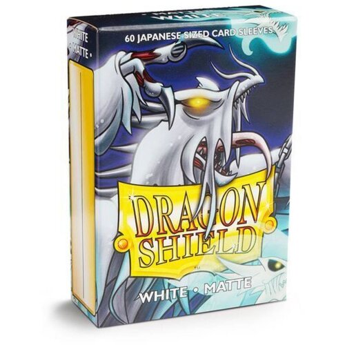 Arcane Tinmen Dragon Shield 60 Japanise Size Sleeves - White Matte Cene