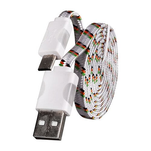Mobiline Podatkovni kabel LED beli za Micro USB Slike
