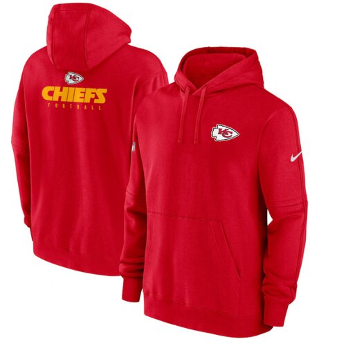 Nike Kansas City Chiefs Club Sideline Fleece Pullover pulover s kapuco Cene
