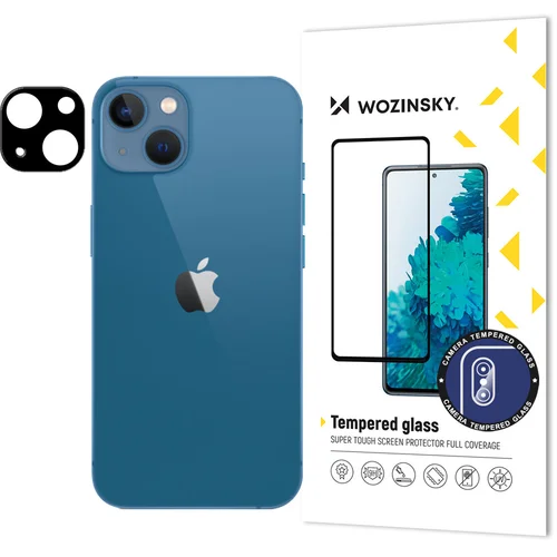 Wozinsky 9H kaljeno steklo za iPhone 15 Plus Full Camera Glass, črno, (21521769)