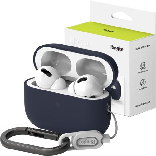 Ringke SILIKONSKI OVITEK ZA APPLE AIRPODS PRO 1 2 MIDNIGHT BLUE, (22006495) Slike