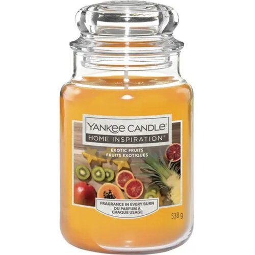 Yankee Candle Home Inspiration sveča v kozarcu Exotic Fruits - Large Cene