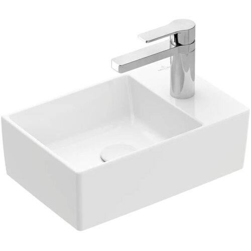 Villeroy Boch 432340R1 Memento 2.0 CeramicPlus 40 x 26 cm keramični umivalnik z odprtino za armaturo Cene