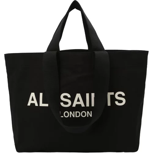 AllSaints Shopper torba 'ALI' crna / bijela