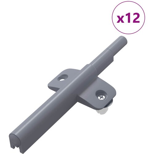 Tihi zatvarač 12 pcs Siva 125 x 47 x 15 mm PP Slike