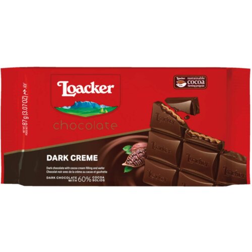 Loacker čokolada tamna 87G Cene
