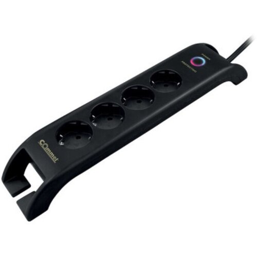 Commel Utičnica 4-struka + 2xUSB prenaponska za&amp;scaron;tita 2m HO5VV-F 3G1.5 Slike