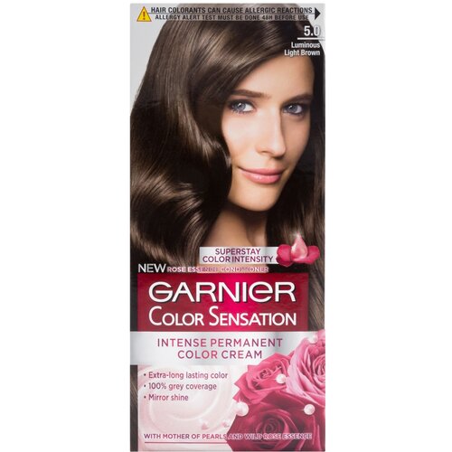 Garnier Color Sensation 5.0 svetlo smeđa farba za kosu Slike